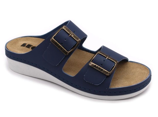 Dámská zdravotní obuv Leons Lady Comfort - Blue